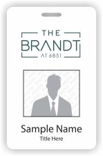 (image for) Barrett & Stokely The Brandt Photo ID Vertical badge