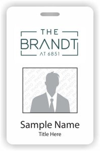 (image for) Barrett & Stokely The Brandt Photo ID Vertical badge