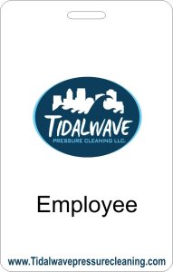 (image for) Tidal Wave Pressure Cleaning White Badge