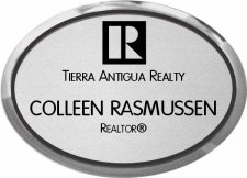 (image for) Tierra Antigua Realty Oval Executive Silver badge