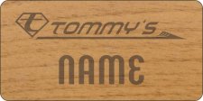 (image for) Tommy's Standard Alder Laser Engraved badge