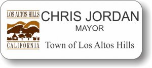 (image for) Town of Los Altos Hills White Badge