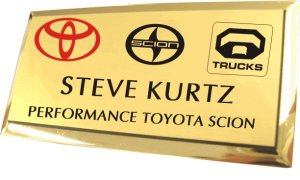 (image for) Toyota Executive Gold Logo D Badge
