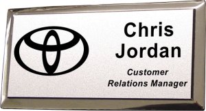 (image for) Toyota Executive Silver Logo C Badge