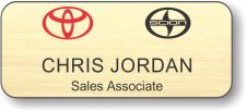 (image for) Toyota Gold Logo E Badge