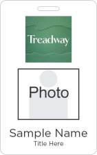 (image for) Treadway Photo ID Vertical badge