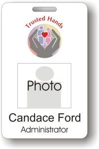 (image for) Trusted Hands Senior Care Photo ID Badge