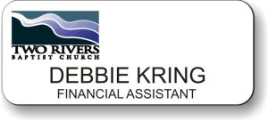 (image for) Two Rivers Baptist Church White Badge