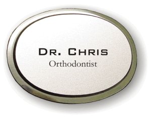 (image for) Ulan-ortho Supply Executive White With Silver Framed Badge