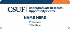(image for) Undergraduate Research Opportunity Center Standard White Badge With Color Border - Default Option