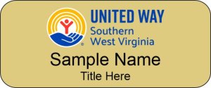 (image for) United Way of Southern West Virginia Standard Gold badge