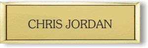(image for) University of Maryland Eastern Shore Small Executive Engraved Gold Badge