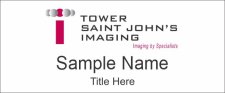 (image for) Tower Saint John's Imaging White Square Corner badge
