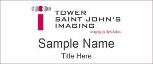 (image for) Tower Saint John\'s Imaging White Square Corner badge