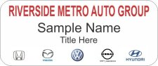 (image for) Riverside Metro Auto Group Standard White badge