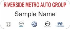 (image for) Riverside Metro Auto Group Standard White badge