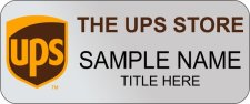 (image for) The UPS Store Standard Silver Badge