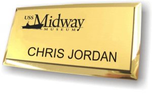 (image for) USS Midway Gold Executive Badge