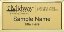 (image for) USS Midway Museum Board of Directors Executive Gold badge