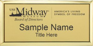 (image for) USS Midway Museum Board of Directors Executive Gold badge