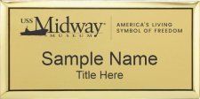 (image for) USS Midway Museum Gold Executive Badge