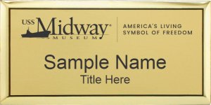 (image for) USS Midway Museum Gold Executive Badge