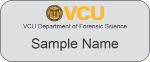 (image for) Virginia Commonwealth University - Department of Forensic Science Standard Silver badge