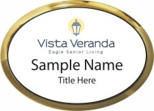 (image for) Vista Veranda Oval Executive Gold Other badge
