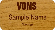 (image for) Vons Alder Name Badge