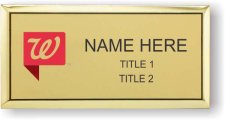 (image for) Walgreens Executive Gold Badge (Style A)