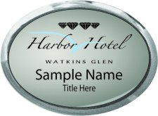 (image for) Watkins Glen Harbor Hotel Executive Oval Silver Diamond Badge
