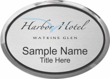 (image for) Watkins Glen Harbor Hotel Executive Oval Silver Badge