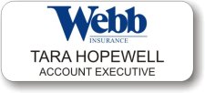 (image for) Webb Insurance White Badge