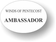 (image for) Winds of Pentecost White Oval Badge
