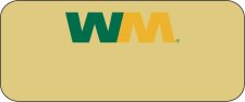 (image for) Waste Management Gold Logo Only Badge
