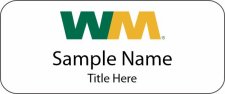 (image for) Waste Management White Badge
