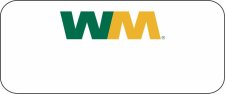 (image for) Waste Management White Logo Only Badge