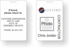 (image for) Z Systems Corporation Photo Badge