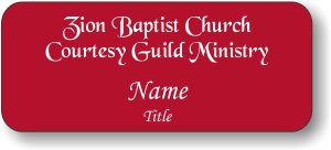 (image for) Zion Baptist Church Red Badge