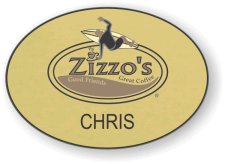 (image for) Zizzo's Coffee Gold Oval Badge