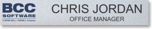 (image for) BCC Software Nameplate