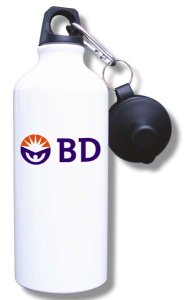 (image for) BD Water Bottle - White