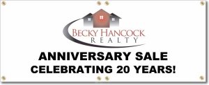 (image for) Becky Hancock Realty Banner Logo Center