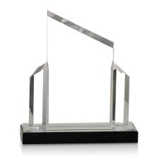 (image for) Silver Beveled Post Impress Acrylic Award - Large