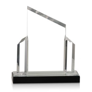 (image for) Silver Beveled Post Impress Acrylic Award - Large