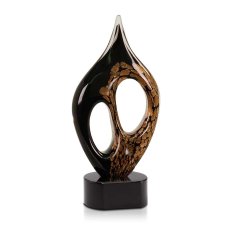 (image for) Black and Gold Coral Glass Award