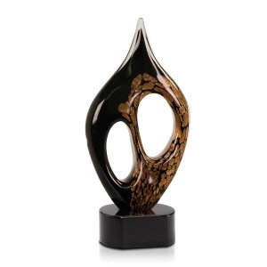 (image for) Black and Gold Coral Glass Award
