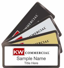 (image for) Black Chrome Name Badges