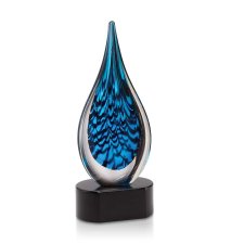 (image for) Blue Rain Drop Glass Award