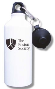 (image for) Boston Society, The Water Bottle - White